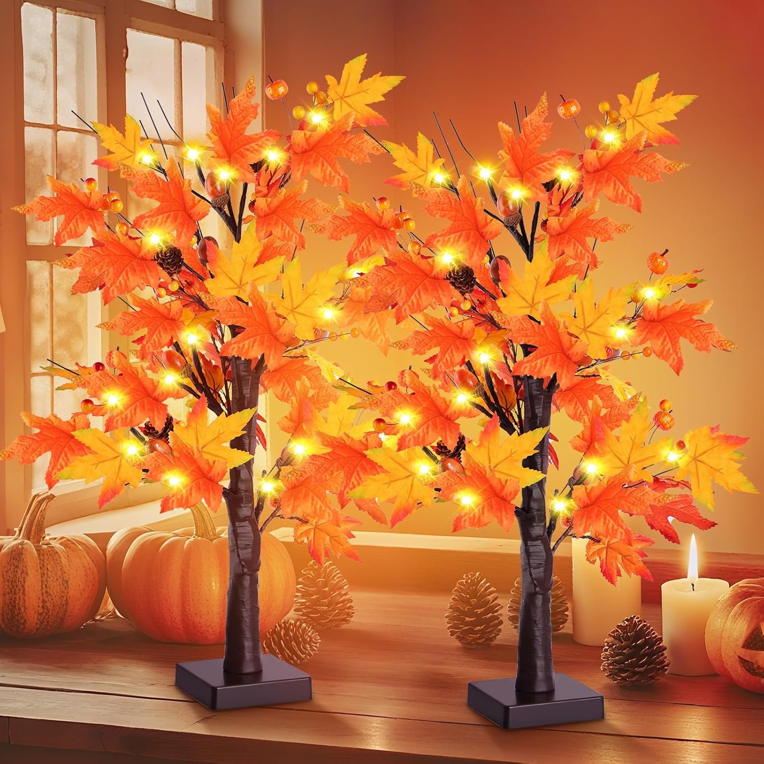 Artificial Autumn Maple Tree - Image 5