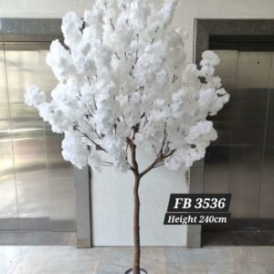 Artificial White Blossom Tree