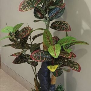 Artificial Croton Plant