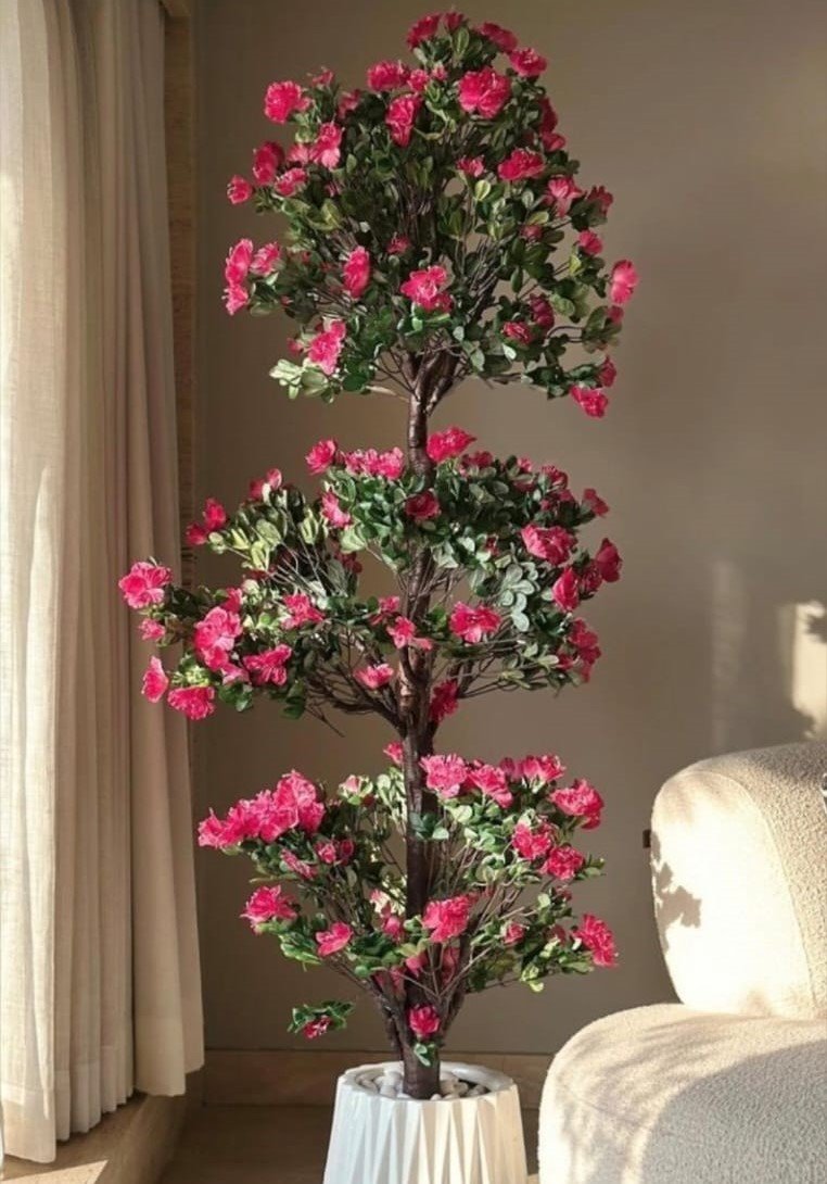 Artificial Pink Flower Tree