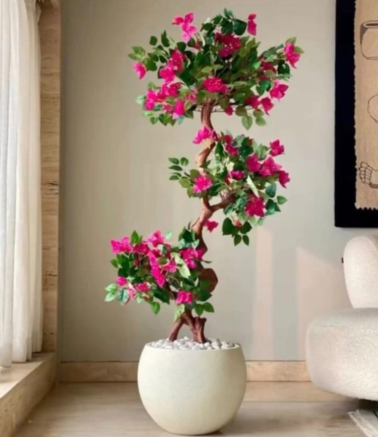 Artificial Pink Bonsai Flower Tree